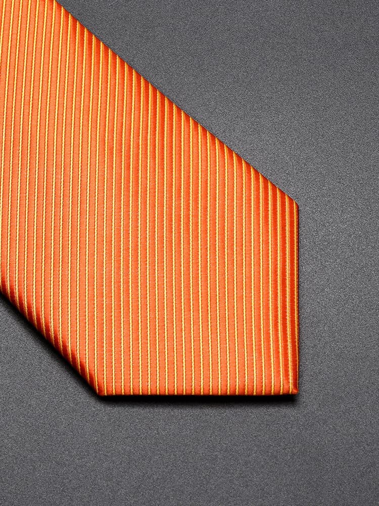 ネクタイ 斜めストライプ柄ジッパー式簡単装着ネクタイ