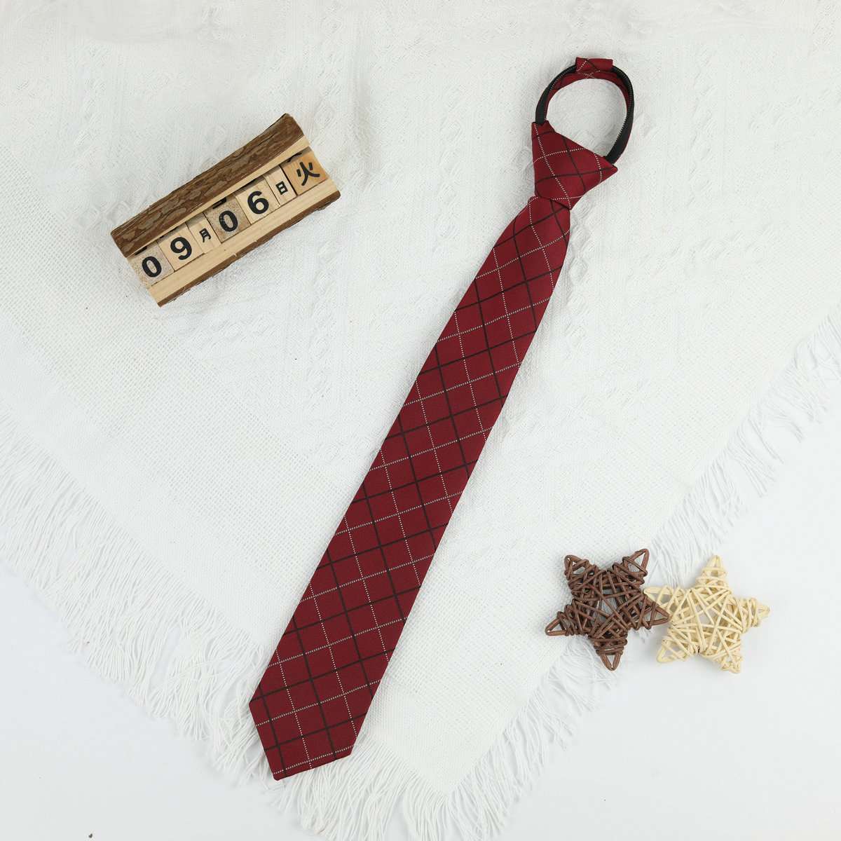  就活用シンプル細身ネクタイ