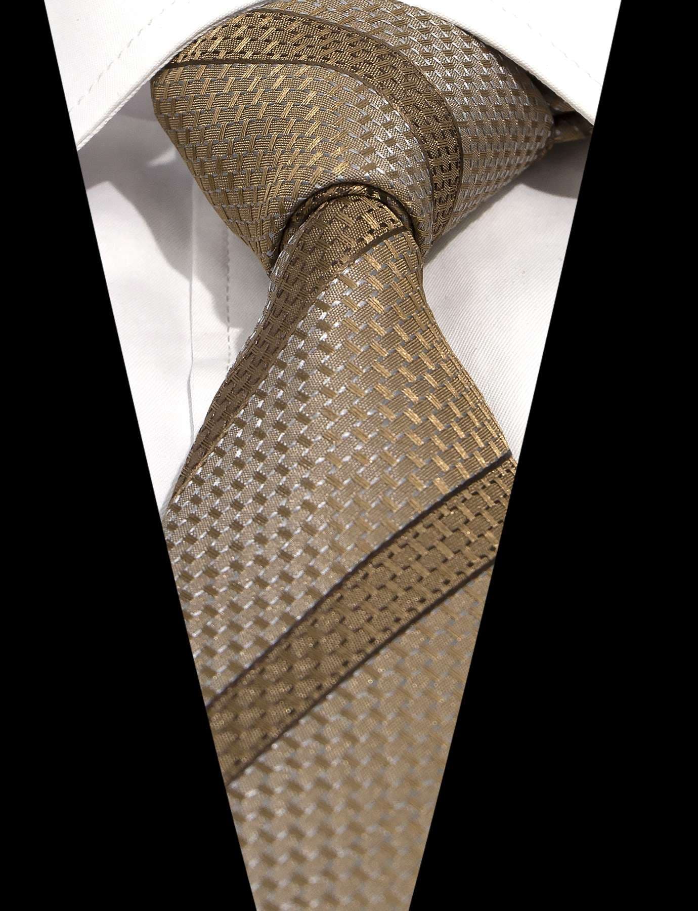  上品な織り模様の婚礼用ネクタイ