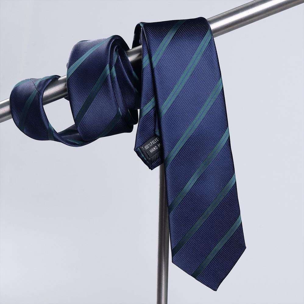  シンプル ストライプ柄 就活用ネクタイ