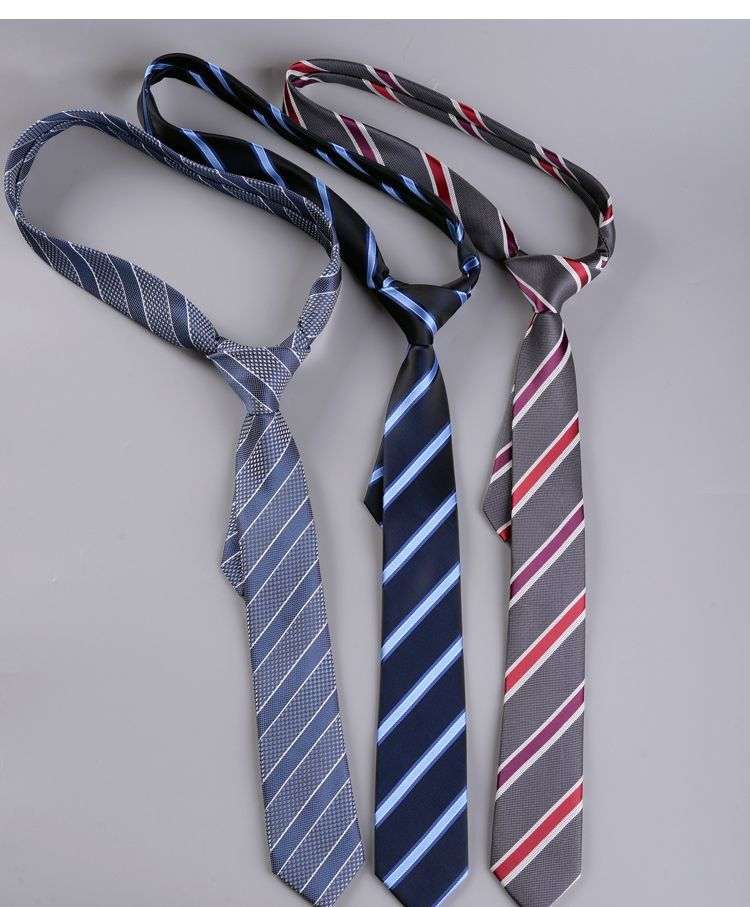  シンプル ストライプ柄 就活用ネクタイ
