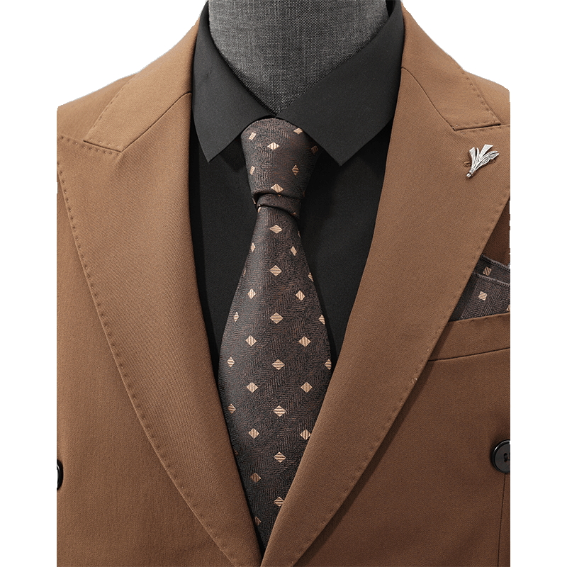  華やか模様の正装ネクタイ