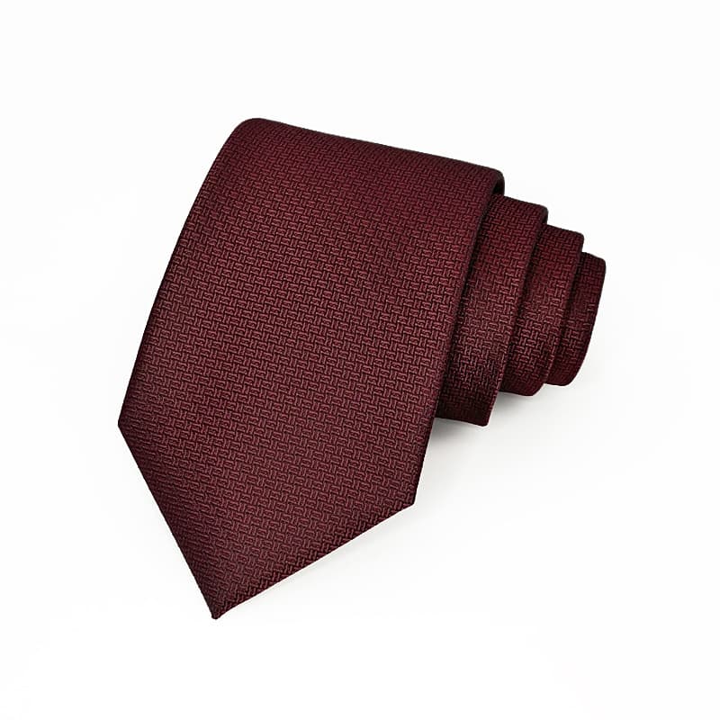 上質織地の無地ネクタイ豊富な色展開セット