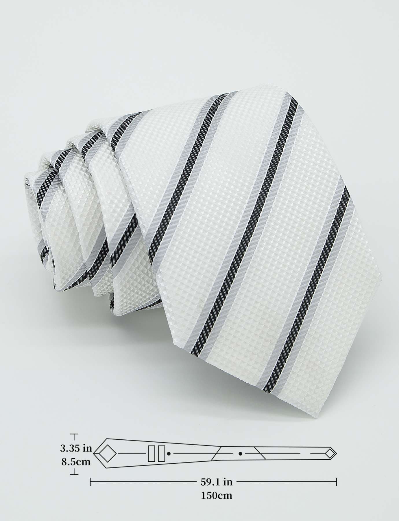  上品な織り模様の婚礼用ネクタイ