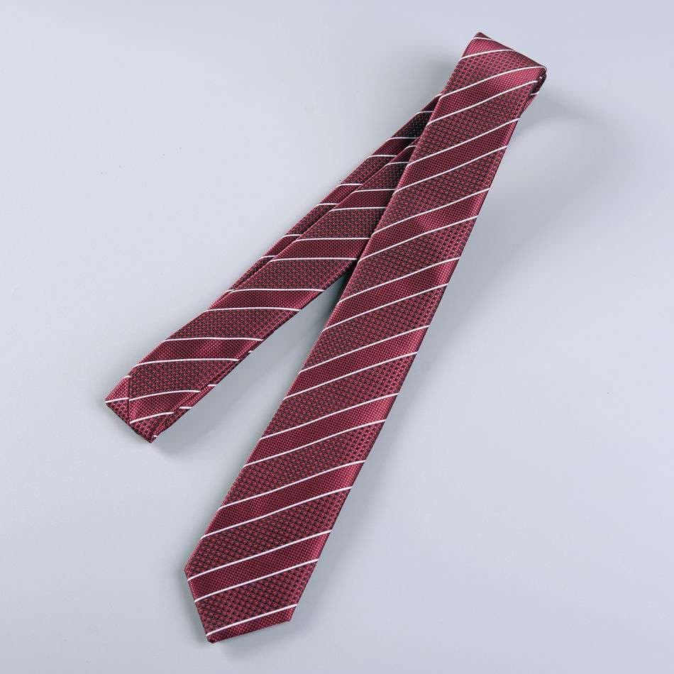  シンプル ストライプ柄 就活用ネクタイ