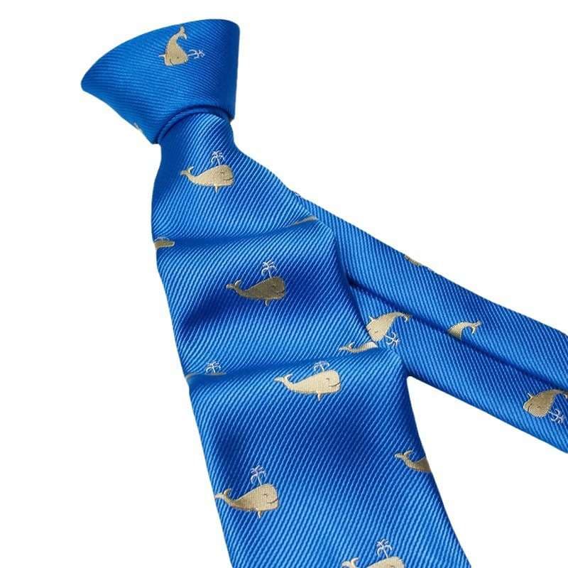  動物柄シルク製ネクタイ