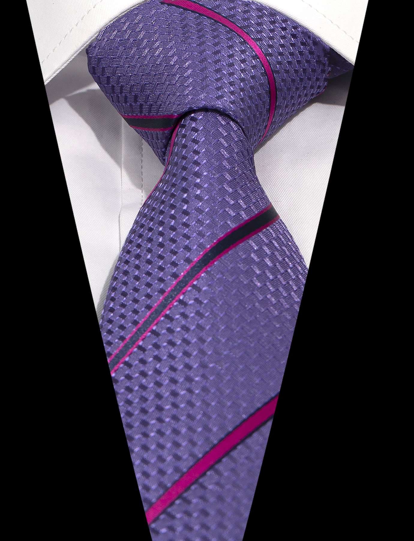  上品な織り模様の婚礼用ネクタイ