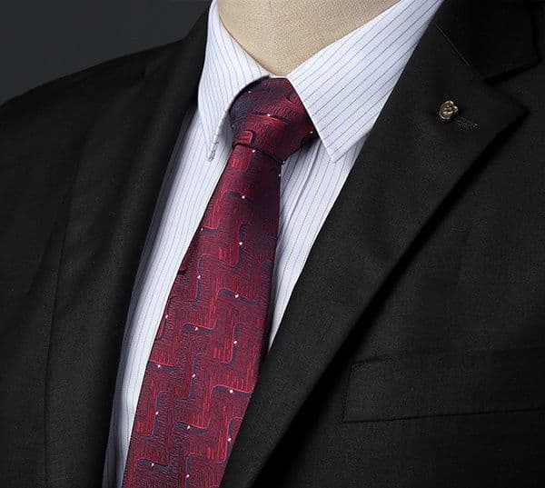 結婚式 ネクタイ 格式高い華麗な模様のシルク礼装用ネクタイ
